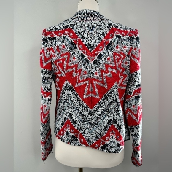 IRO Kroe Paris Tweed Jacquard Jacket Size 36 Small - Picture 9 of 11